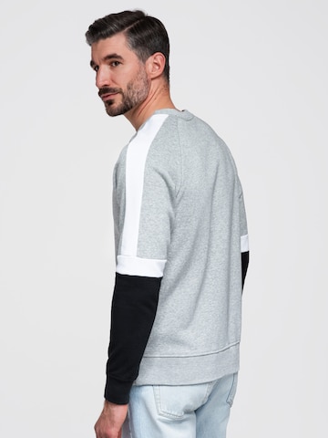 Sweat-shirt Ombre en gris