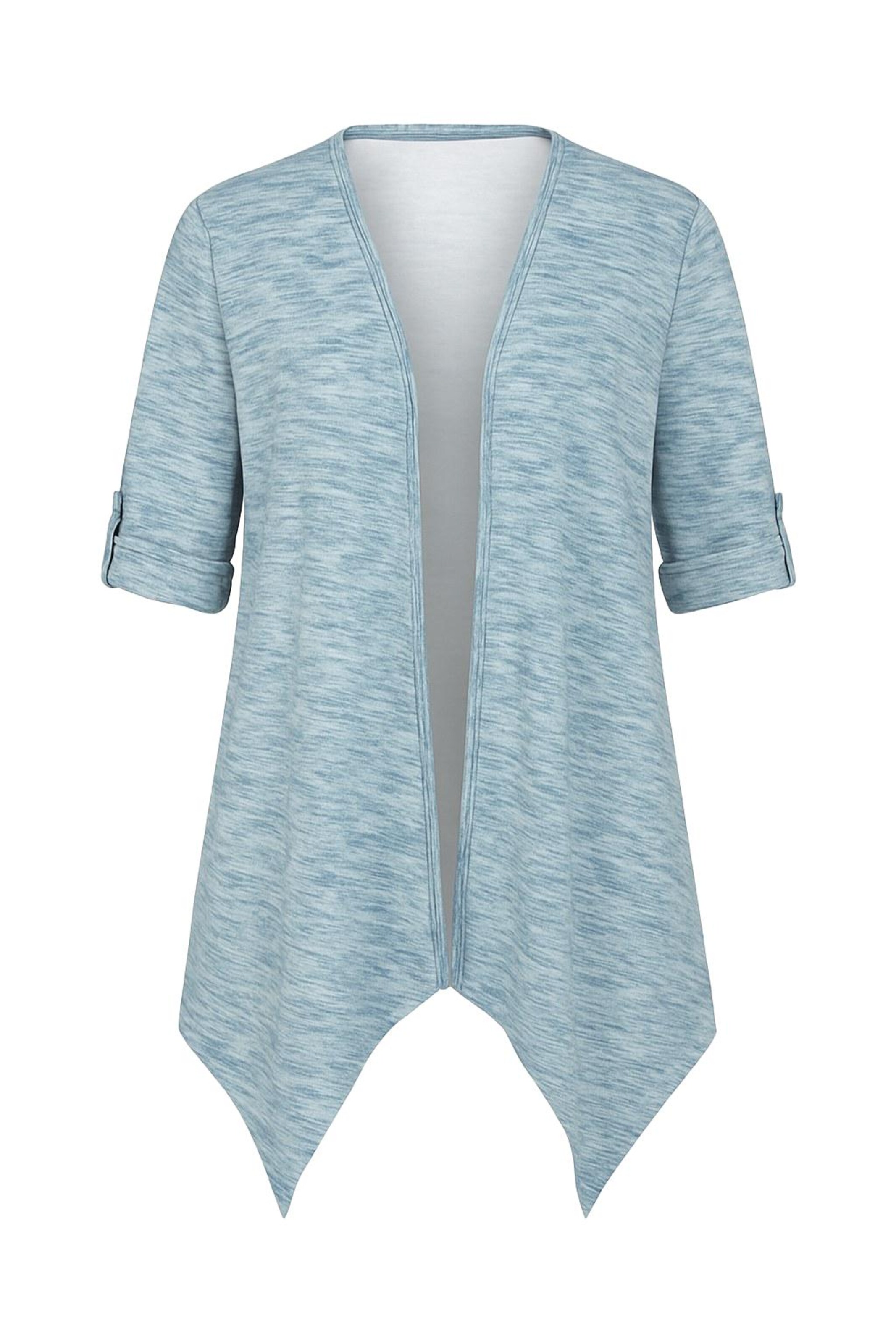 Stil Diva Gebreid vest in Blauw: voorkant