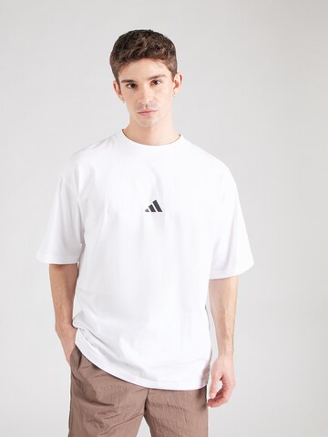ADIDAS SPORTSWEAR Λειτουργικό μπλουζάκι σε λευκό: μπροστά
