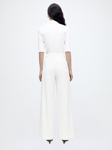 HUGO - Pierna ancha Pantalón 'Huzili' en blanco