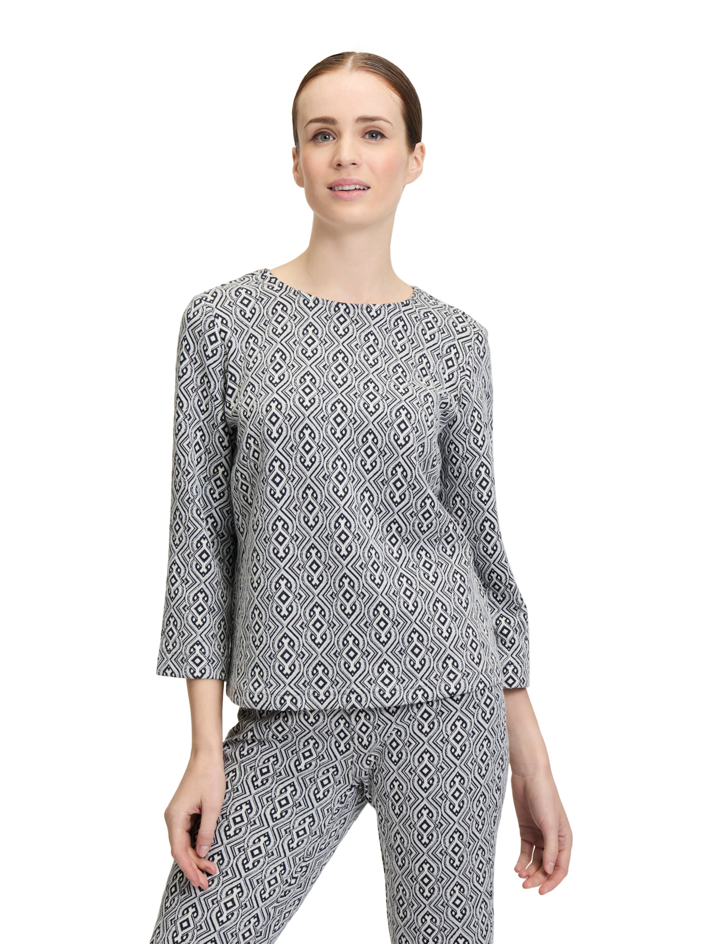 Camicia da donna di Cartoon in blu: frontale