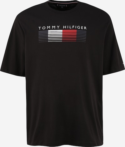 Tommy Hilfiger Big & Tall T-Shirt en gris / gris foncé / rouge clair / noir, Vue avec produit