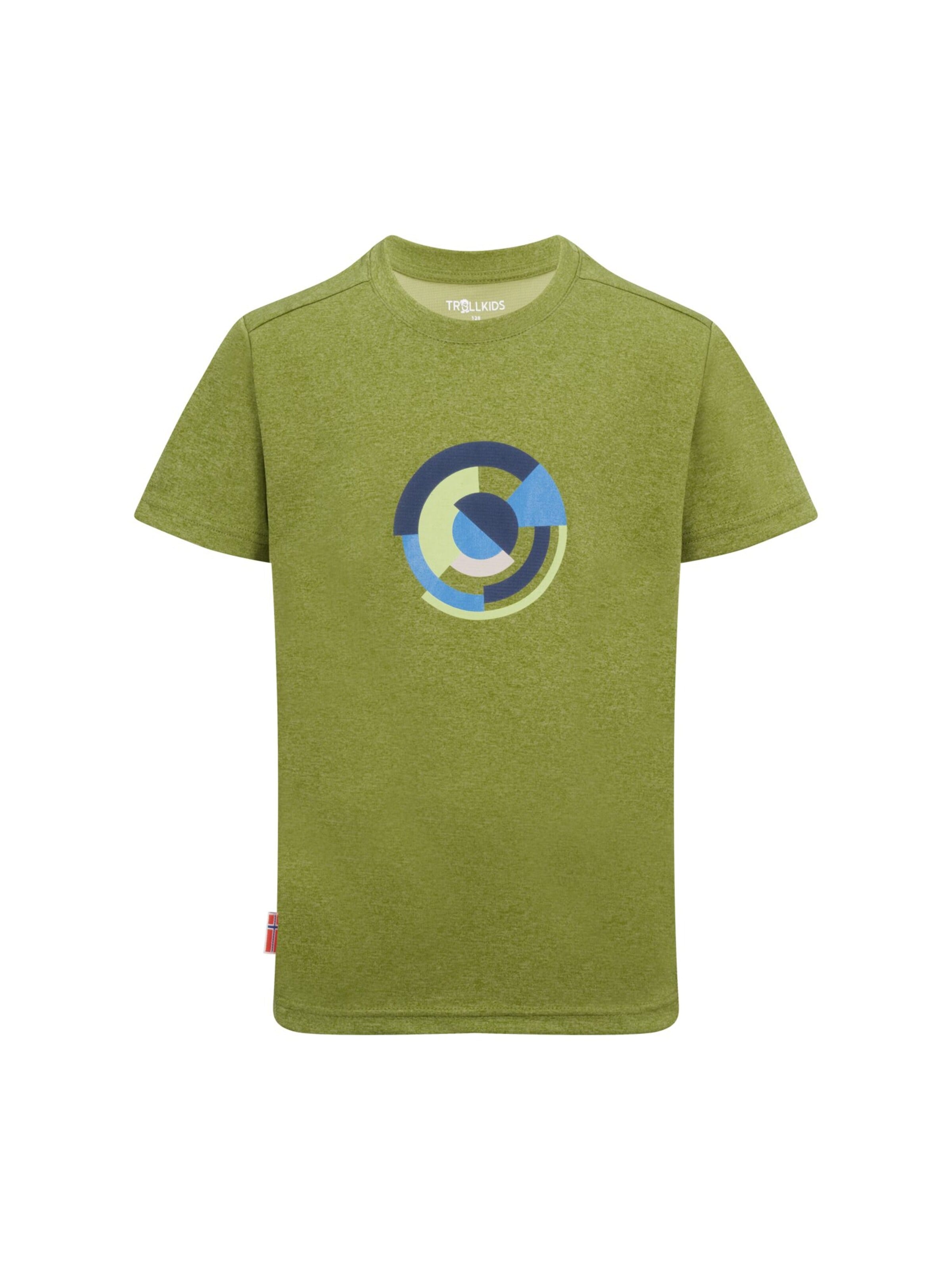 TROLLKIDS Performance Shirt in Green: front