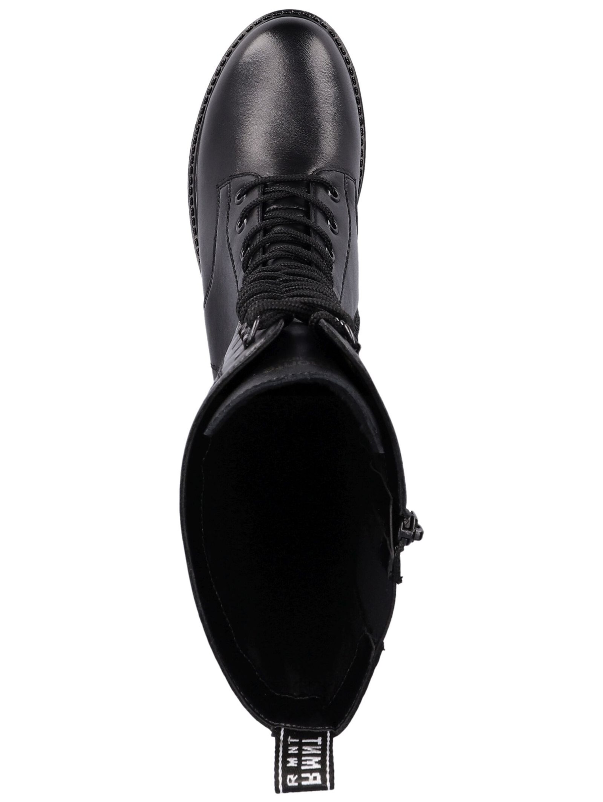 REMONTE Schnürstiefel in Schwarz