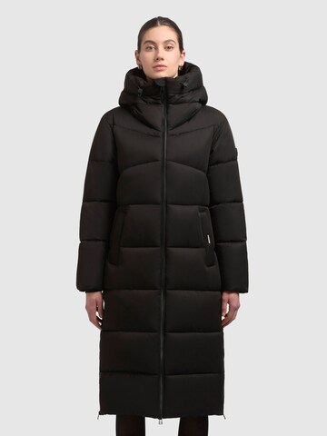 Manteau d’hiver 'Lima' khujo en noir : devant