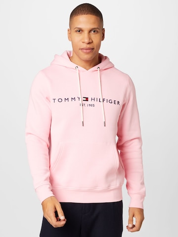 TOMMY HILFIGER Regular Fit Sweatshirt in Pink: predná strana