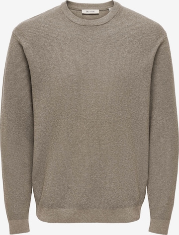 Pullover di Only & Sons in beige: frontale