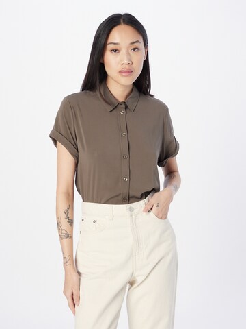 Samsøe Samsøe Blouse 'Majan' in Brown: front