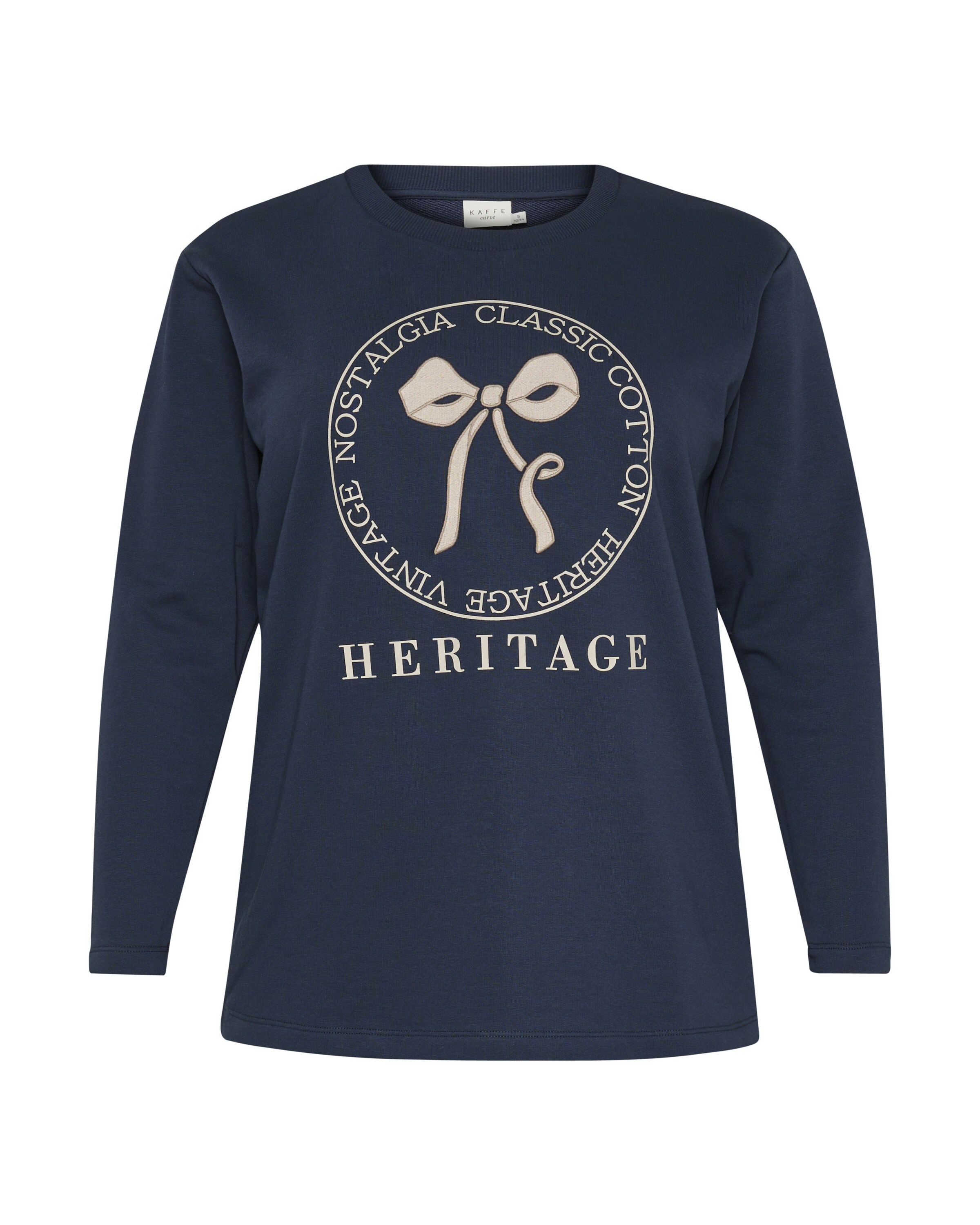 KAFFE CURVE Shirt 'Celina' in Blue: front