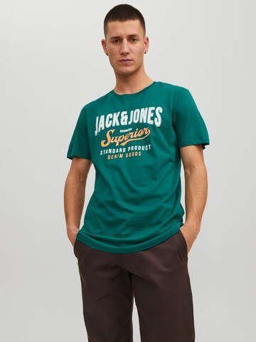 JACK & JONES T-Shirt in Grün: Vorderseite