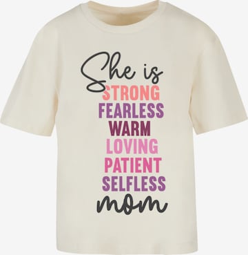 F4NT4STIC Shirt in Beige: voorkant