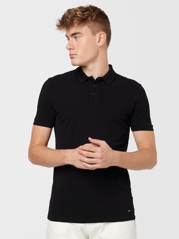 Petrol Industries Shirt 'Essential' in Black: front