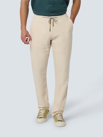 No Excess Regular Broek in Beige: voorkant