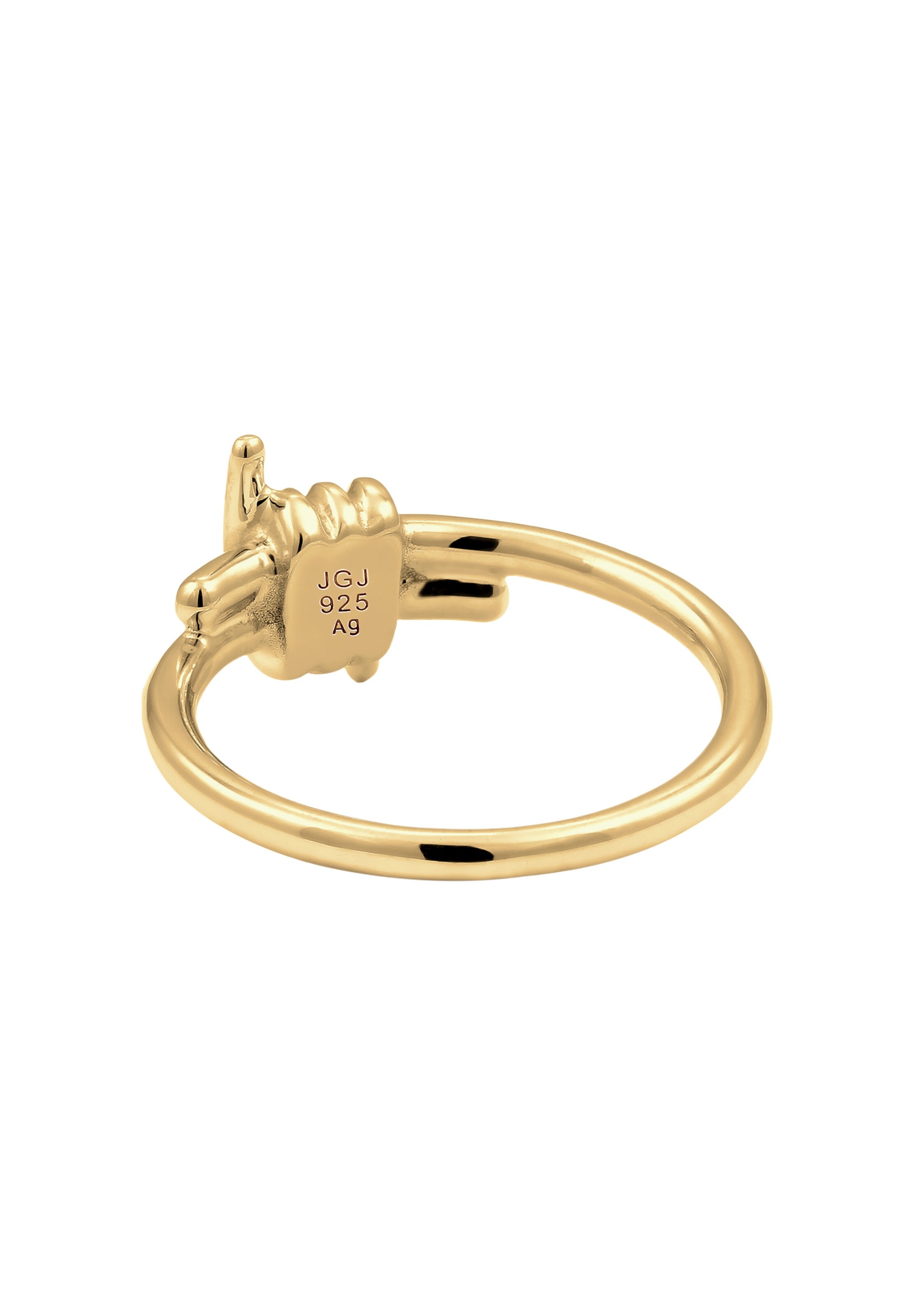 KUZZOI Ring 'Wire' in Goud