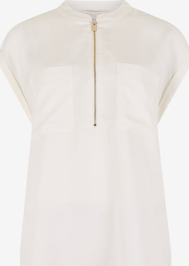 Apricot Zip Front Patch Pocket Top ' ' in creme, Produktansicht