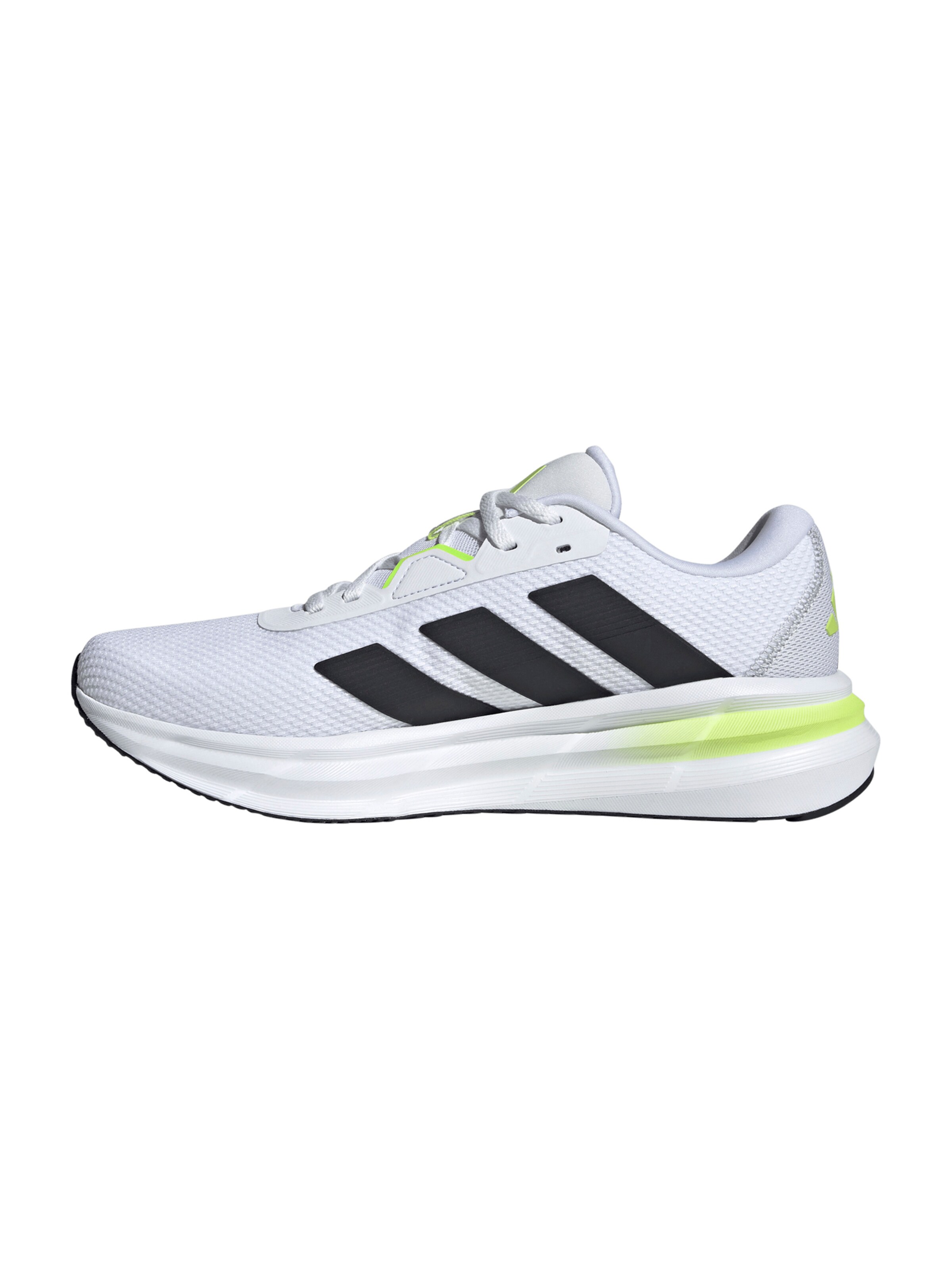 Chaussure de course 'GALAXY 7' ADIDAS PERFORMANCE en blanc : sur le côté