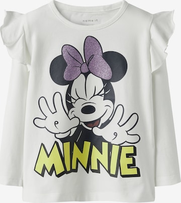 balta NAME IT Marškinėliai 'NMFDESSI MINNIE': priekis
