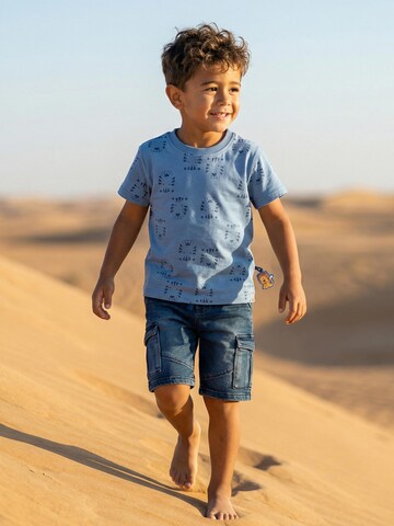 SIGIKID Shirt 'T-Shirt Tiger & Löwe' in Blue