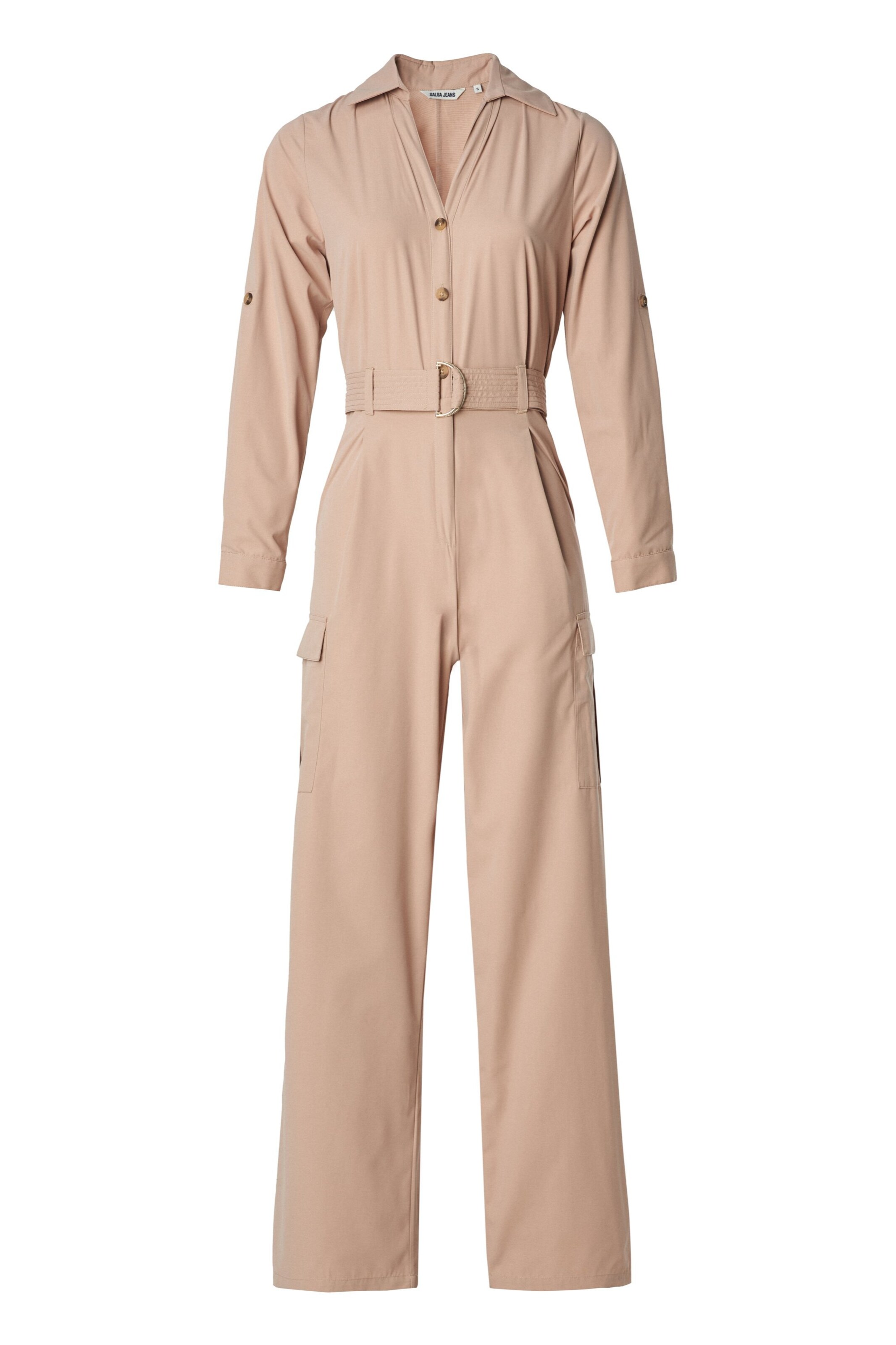Salsa Jeans Jumpsuit in Beige: Vorderseite