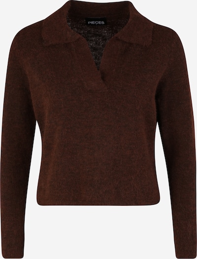 Pieces Petite Sweater 'FLAVIA' in Dark brown, Item view