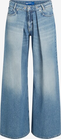 KARL LAGERFELD JEANS Широкий Джинсы в Синий: спереди