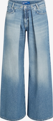KARL LAGERFELD JEANS Wide leg Jeans in Blue: front
