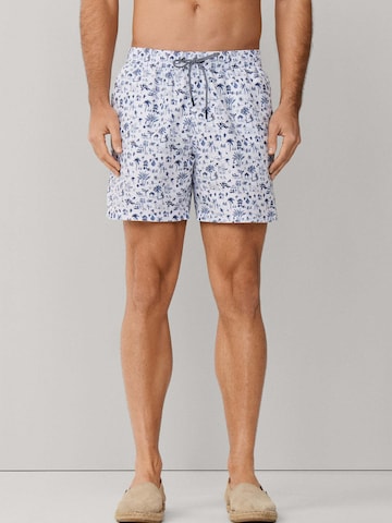 Hackett London Swimming shorts 'Island' in White: front