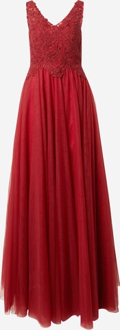mascara Evening Dress in Red: front
