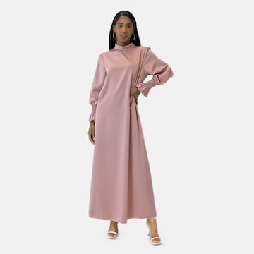 Elara Kleid 'Abaya' in Pink: Vorderseite