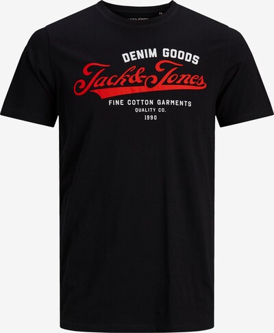 JACK & JONES Majica | rdeča / črna / bela barva, Prikaz izdelka