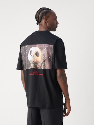 HUGO T-shirt 'Dijack' i svart: baksida