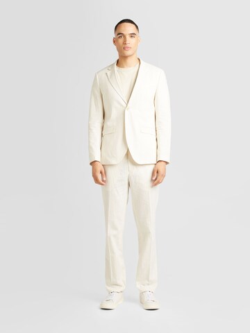 JACK & JONES Slim fit Suit 'RIVIERA' in White: front