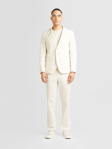 Coupe slim Costume 'RIVIERA' JACK & JONES en blanc : devant