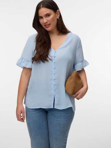 Vero Moda Curve Blouse in Blue: front