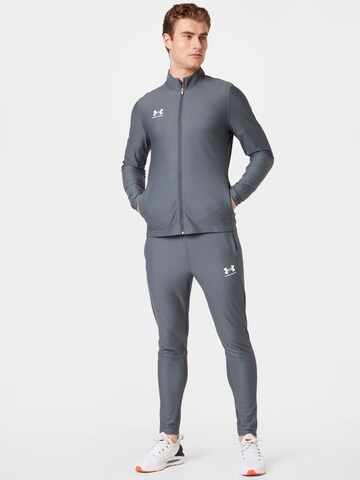 UNDER ARMOUR Sports Suit 'CHALLENGER' in Grey: front