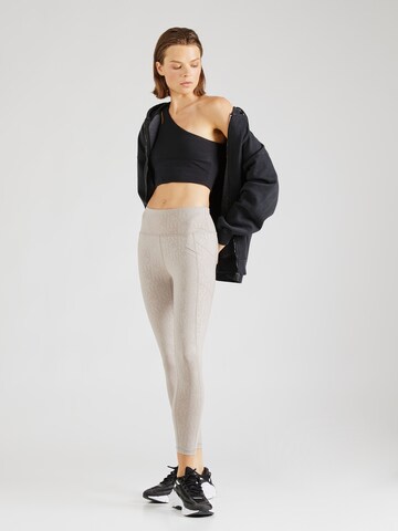 DKNY Performance Skinny Sporthose in Beige