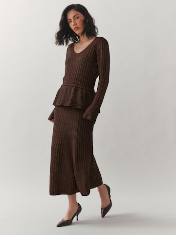 Jupe LAURA ASHLEY en marron