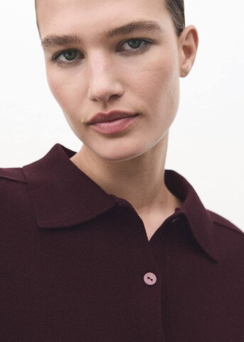 MANGO Knit Cardigan 'Albert' in Red