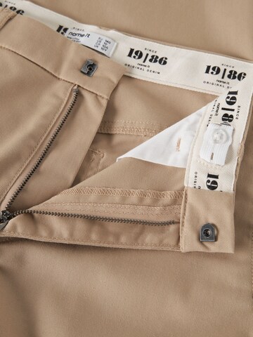 NAME IT - regular Vaquero en beige