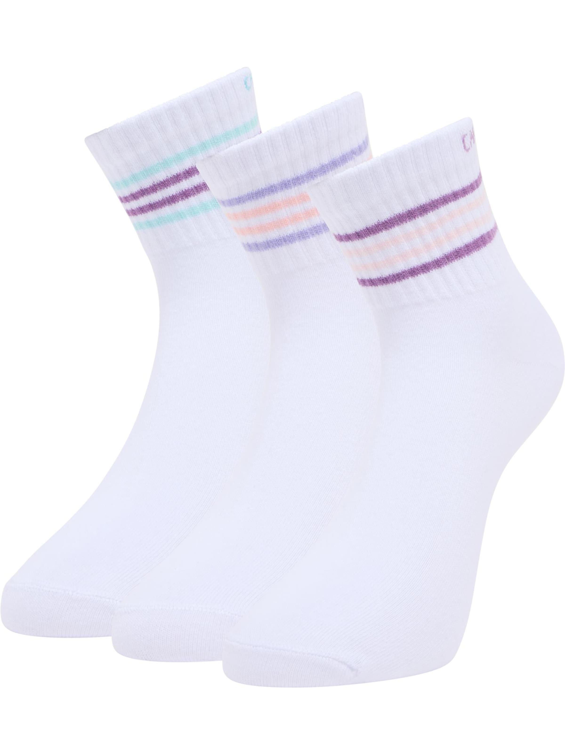 Carlo Colucci Socken 'Ellmenreich' in blau / lila / orange / weiß, Produktansicht