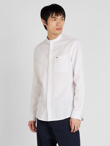 TOMMY HILFIGER Regular Fit Hemd 'MAO' in Weiß: Vorderseite