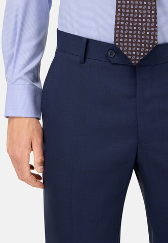 Boggi Milano Regular Suit 'Prince Of Wales' in Blue