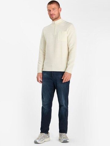 Pull-over Le Temps Des Cerises en blanc : devant