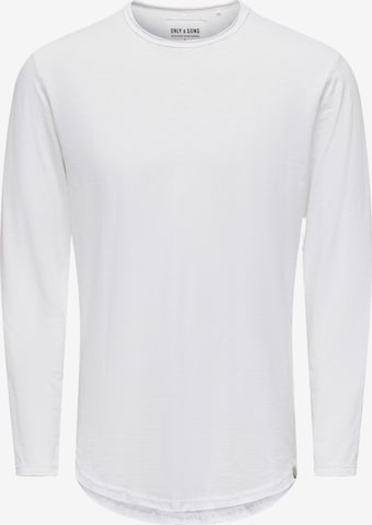 Only & Sons Футболка 'ONSBENNE' в Белый: спереди