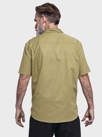Schöffel Comfort fit Athletic button up shirt ' Urban Shirt Style Kalmen MNS ' in Green