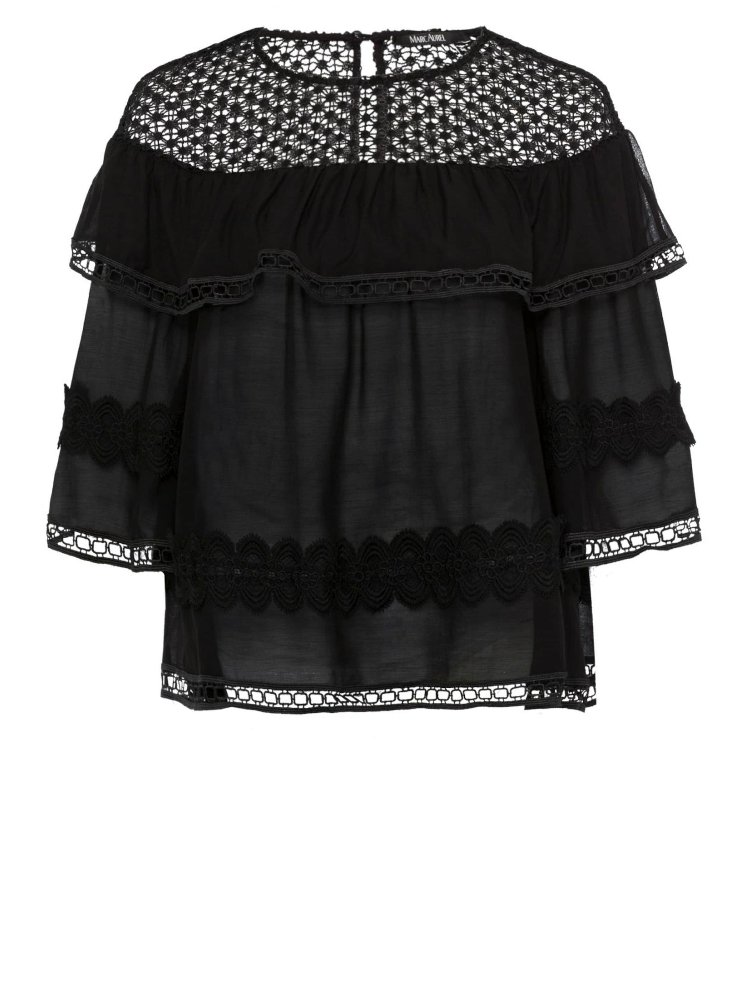 MARC AUREL Bluse in Schwarz: Vorderseite