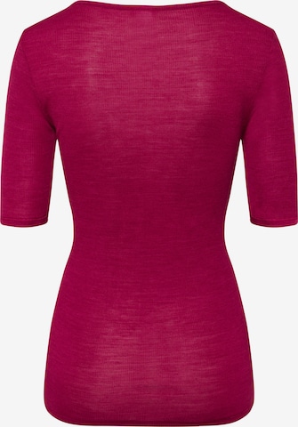 Maillot de corps ' Woolen Lace ' Hanro en rouge