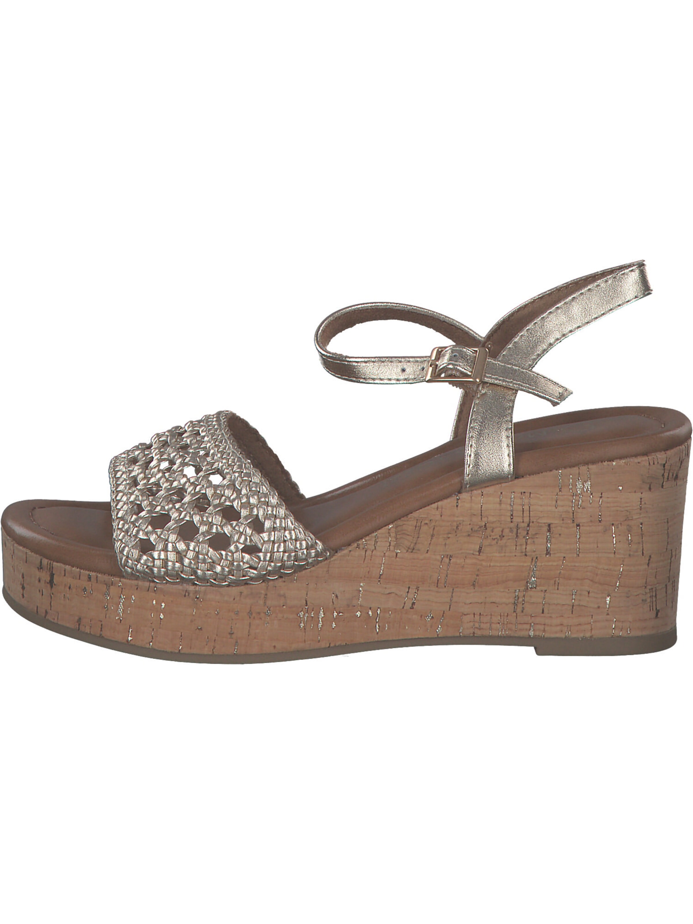 MARCO TOZZI Strap Sandals in Gold