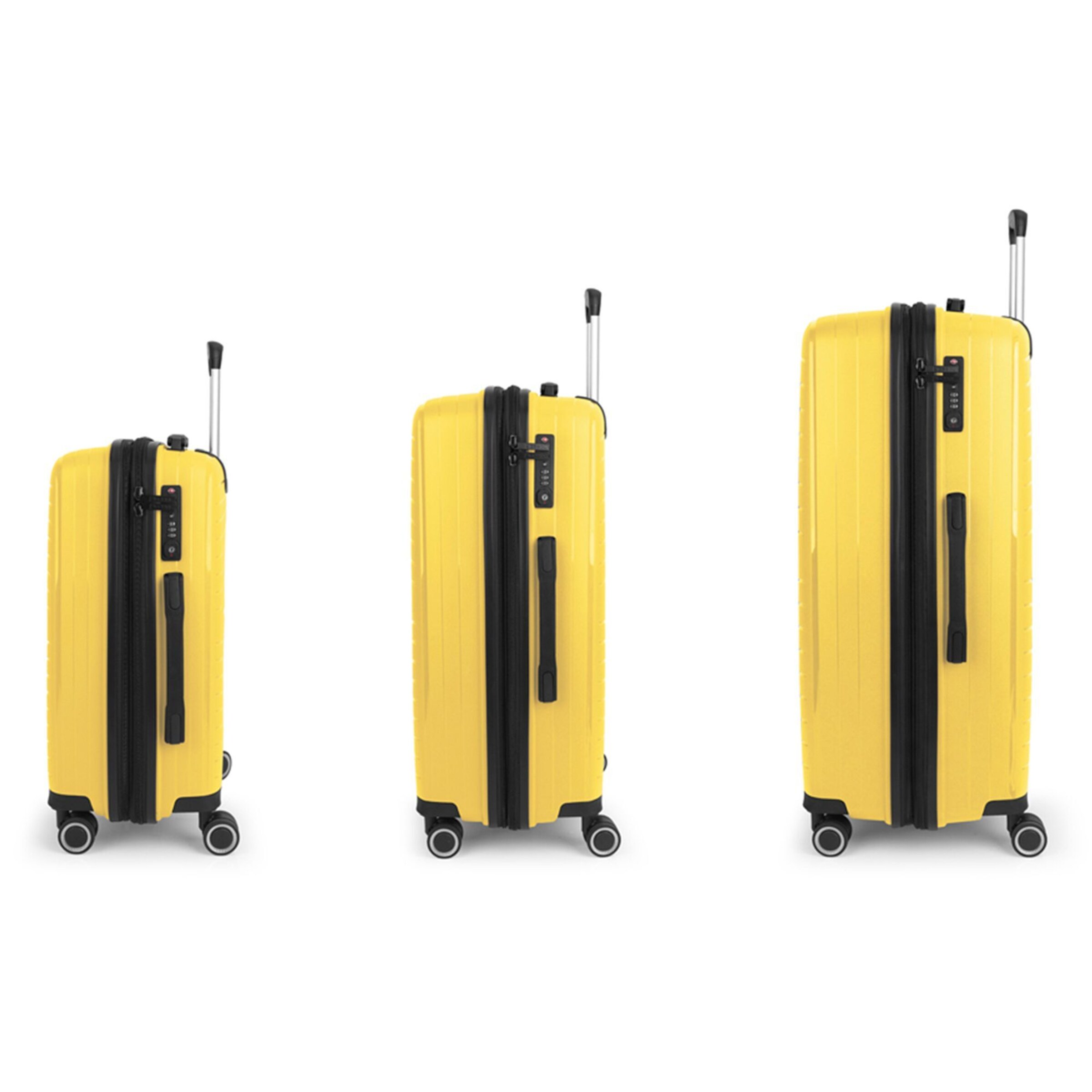 Gabol Suitcase Set 'Shinyuu' in Yellow