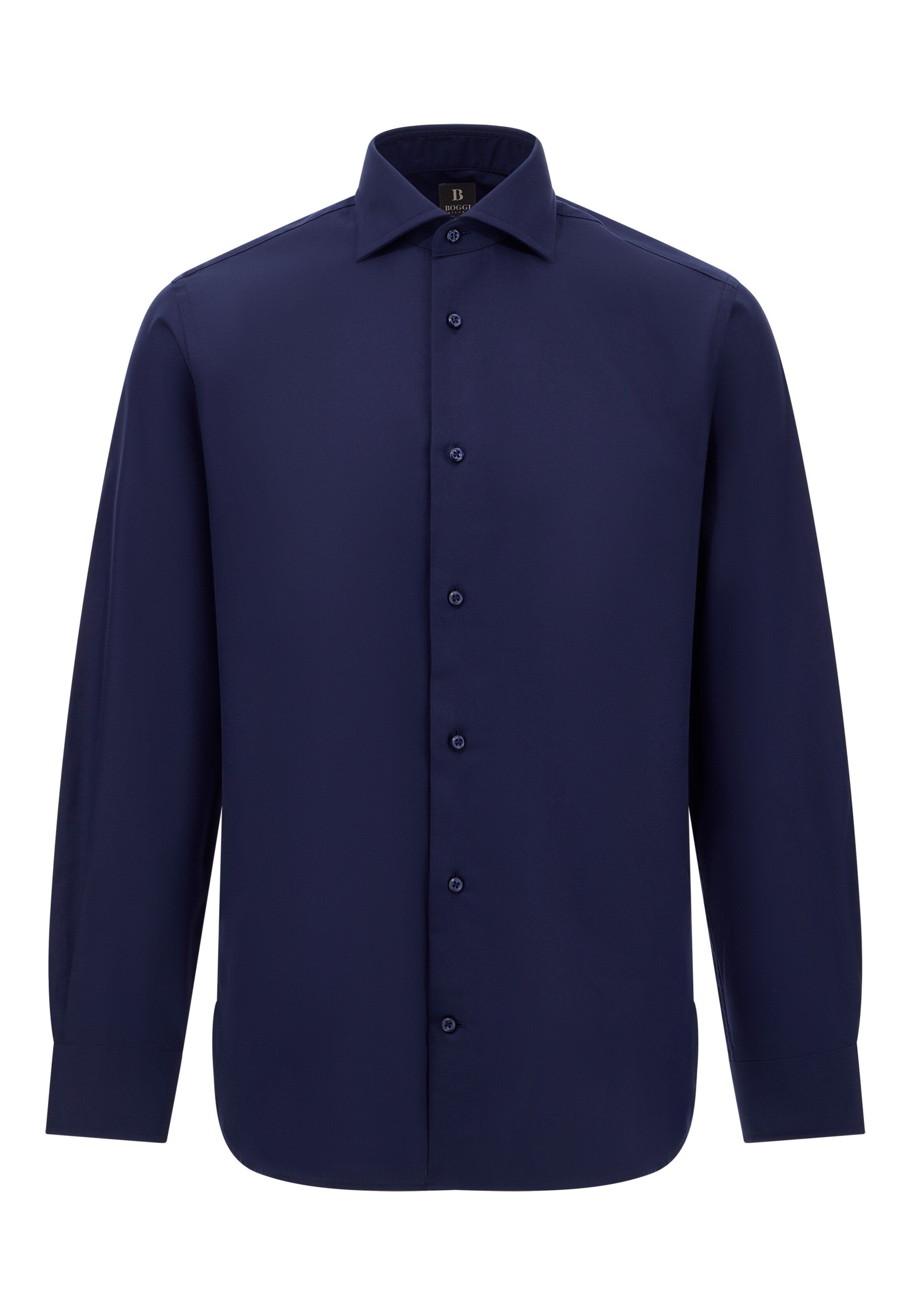 Boggi Milano Slim fit Button Up Shirt in Blue: front